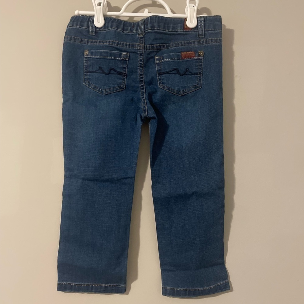 NWOT - 7 For All Mankind Jeans - Size 3T - Dark Blue - Picture 2 of 2